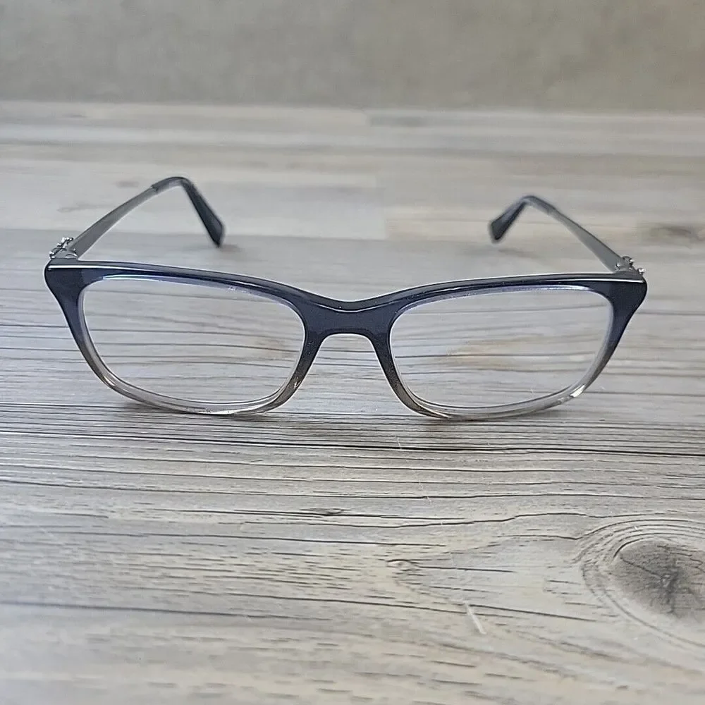 Coach HC 6110 5489 Denim Taupe Glitter Gradient Eyeglasses FRAMES ONLY 50-16-140